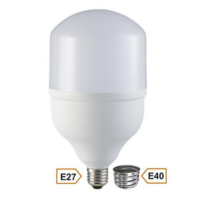 Ecola High Power LED Premium 40W 220V E27/E40 4000K 220х120mm Лампа светодиодная универсальная