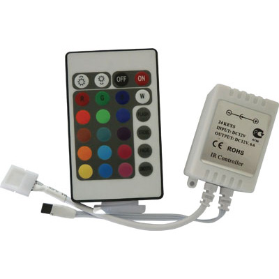 Ecola LED strip RGB IR controller 72W Контроллер с инфракрасным пультом управления