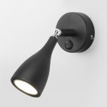 Светильник настенный MRL 1008 Klio GU10 SW чёрный СНЯЛИ