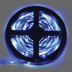 Ecola LED strip STD 7,2W/m 12V 30Led/m Blue синяя Светодиодная лента 5 метров