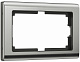 Werkel W0081602 Рамка для двойной розетки (глянцевый никель) Metallic