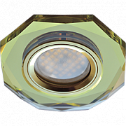 A Ecola MR16 DL1652 GU5.3 Glass 8-угольник Золото/Золото, FG1652EFF (10/50) РАСПРОДАЖА