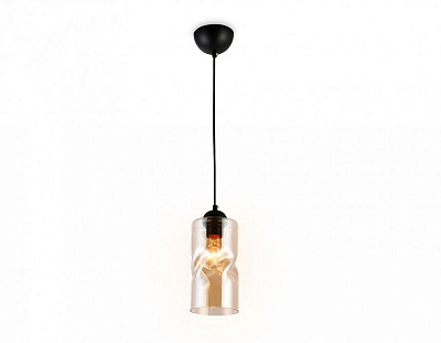 Ambrella TR3555 BK/TI черный/янтарь E27 max 40W D110*1200 Светильник подвесной