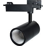 Feron Светильник трековый светодиодный 40W 3600Lm 4000К AL103 3х фазный Черный MarketBright