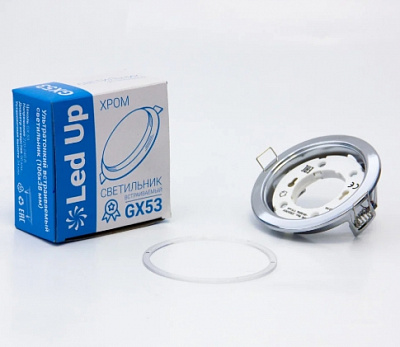 LedUp GX53 H4 Хром Светильник