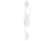 Ambrella FW236/2 SWH белый песок G9/2 max 40W 600*60*80 (лампы LED G9 7W 4200K) Бра