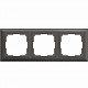 Werkel Fiore WL14-Frame-03 Рамка на 3 поста (серо-коричневый)