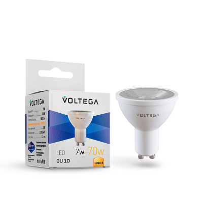 Voltega MR16 7W 3000K GU10 38°