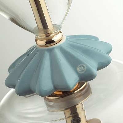 ODEON LIGHT 4855/1B  золото/разноцветн./керамика/стекло Подвес E14 1*40W BIZET