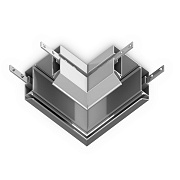 Коннектор угловой для корпуса в натяжной потолок Magnetic 220V GL1043