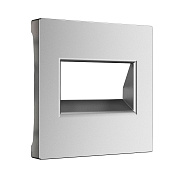 Werkel W1191165 Накладка для двойной розетки Еthernet RJ-45 (серебряный матовый)