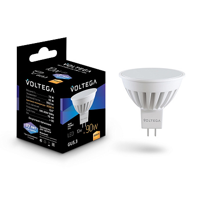 Voltega MR16 10W GU5.3 3000K Ceramics