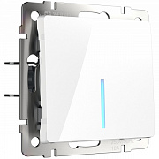 Werkel W1110101 Выключатель одноклавишный с подсветкой (белый)