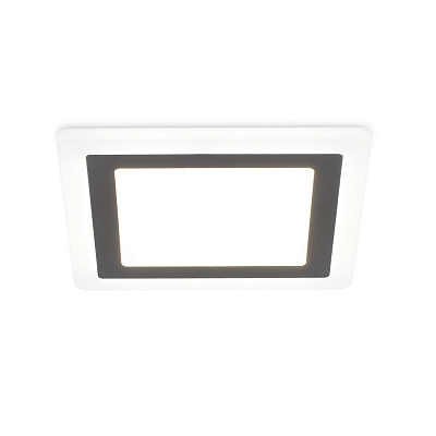 Ambrella  DCR396 18W+6W 4200K+4200K 220-240V 245*245*20 (A210*210) Светодиодная панель с подсветкой 