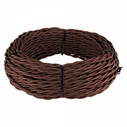Werkel Ретро кабель витой коричневый 3х2,5  