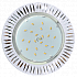 Ecola GX53 H4 DL5383 Рифленые реснички Белый/Алюм Светильник встраив. без рефл. 