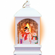 Gauss Фонарь новогодний "Снеговик"  серия Holiday  0,1W тёплый свет, белый 