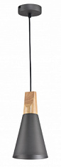 Подвесной светильник Bicones серый 140мм, E27х1 60Вт P359-PL-140-C Maytoni