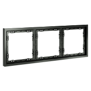 Рамка пластиковая VOLTUM S70 на 3 поста, (титан)