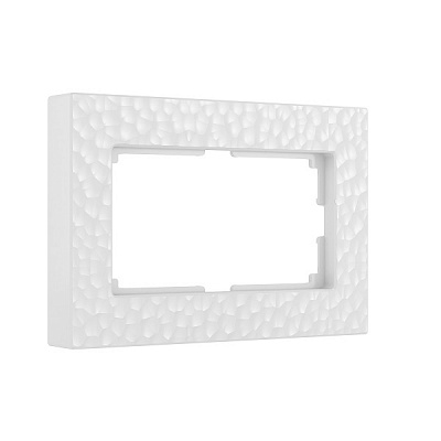 Werkel W0082401 Рамка для двойной розетки Hammer (белый)