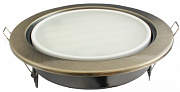 Ecola GX70 H5 черная бронза Светильник Ecola GX70-H5 светильник встраив. без рефл. Черненая бронза 53x151 (кd135)  [FN70H5ECB.]
