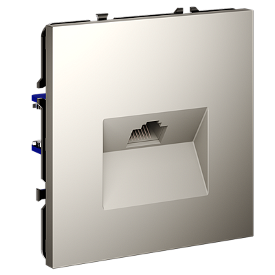 VOLTUM Розетка компьютерная встраиваемая S70 RJ45 кат.6, (кашемир)