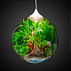 Фитосветильник подвесной, светодиодный, стеклянный шар Ø150мм, 1Вт, кабель 1м, белый
