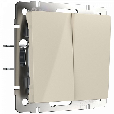 Werkel W1123003 Перекрестный переключатель двухклавишный (слоновая кость)