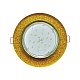 Ecola GX53 H4 Glass Стекло Круг золото-золотой блеск 38x126 Светильник