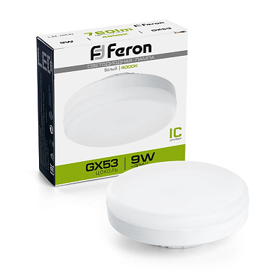 Feron LED GX53 9W 4000K  (LB-452) Feron Лампа светодиодная