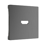 Werkel W1196004 Накладка для розетки HDMI (графит рифленый) 