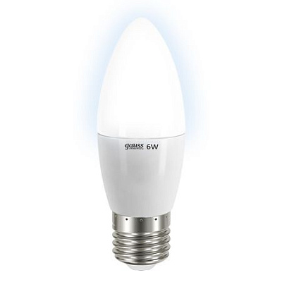 Gauss LED Elementary Candle 6W E27 4100K Лампа светодиодная