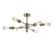 Ambrella LH55161/6 BS/CL латунь/прозрачный E14/6 max 40W Люстра