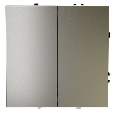 VOLTUM Перекрестный переключатель встраиваемый S70 двухклавишный 10А, (шелк)