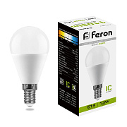globe LED 13W E14 4000K G45 LB-950 Feron