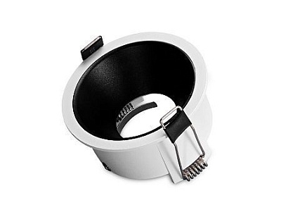 Ambrella TN118 WH/BK белый/черный GU5.3 D80*45 Светильник встраиваемый