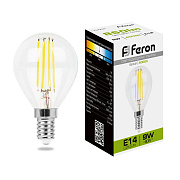globe LED 9W E14 4000K G45 Filament LB-509 Feron