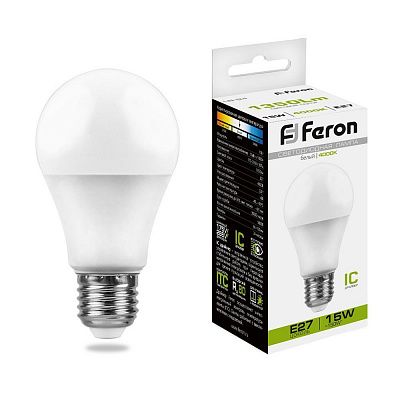 Feron classic LED 15.0W E27 4000K A60 LB-94 Лампа светодиодная