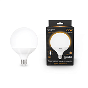 Gauss globe LED G125 22W E27 3000K Лампа светодиодная