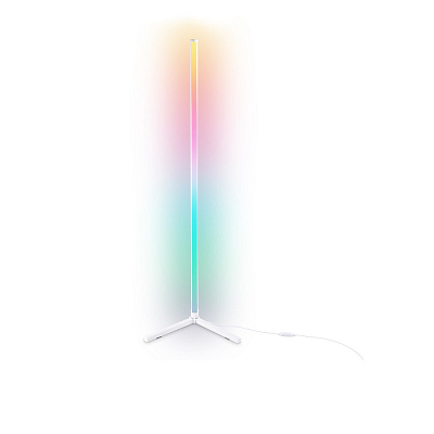 Торшер FL8025 WH белый LED 20W RGB D32*1650 (ПДУ РАДИО 2.4G) Ambrella