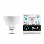 Gauss LED Elementary MR16 9.0W GU5.3 4100К Лампа светодиодная