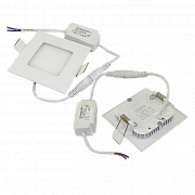 DEKO 3W встраиваемый квадратный белый 3000К Светильник ультратонкий