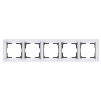 Werkel Snabb WL03-Frame-05-white Рамка на 5 постов (белый)