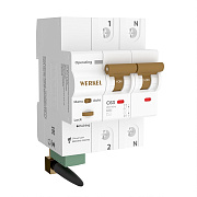 Werkel Автоматический выключатель Умный 2P 63A C 6 kA W1002P6301