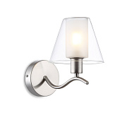 Ambrella Бра LH57085 SN/FR никель/белый матовый E14 max 40W