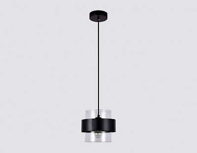 Ambrella TR3646 BK/CL черный/прозрачный E27 max 40W Подвес