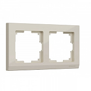 Werkel Stark W0021803 Рамка на 2 поста (слоновая кость)