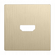 Werkel  WL10-HDMI-CP Накладка для розетки HDMI (шампань рифленый)