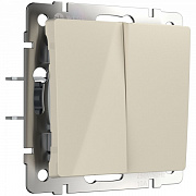 Werkel W1120003 Выключатель двухклавишный (слоновая кость)