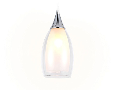 Ambrella TR3542 CH/CL хром/прозрачный E14 max 40W D130*1000 Светильник подвесной